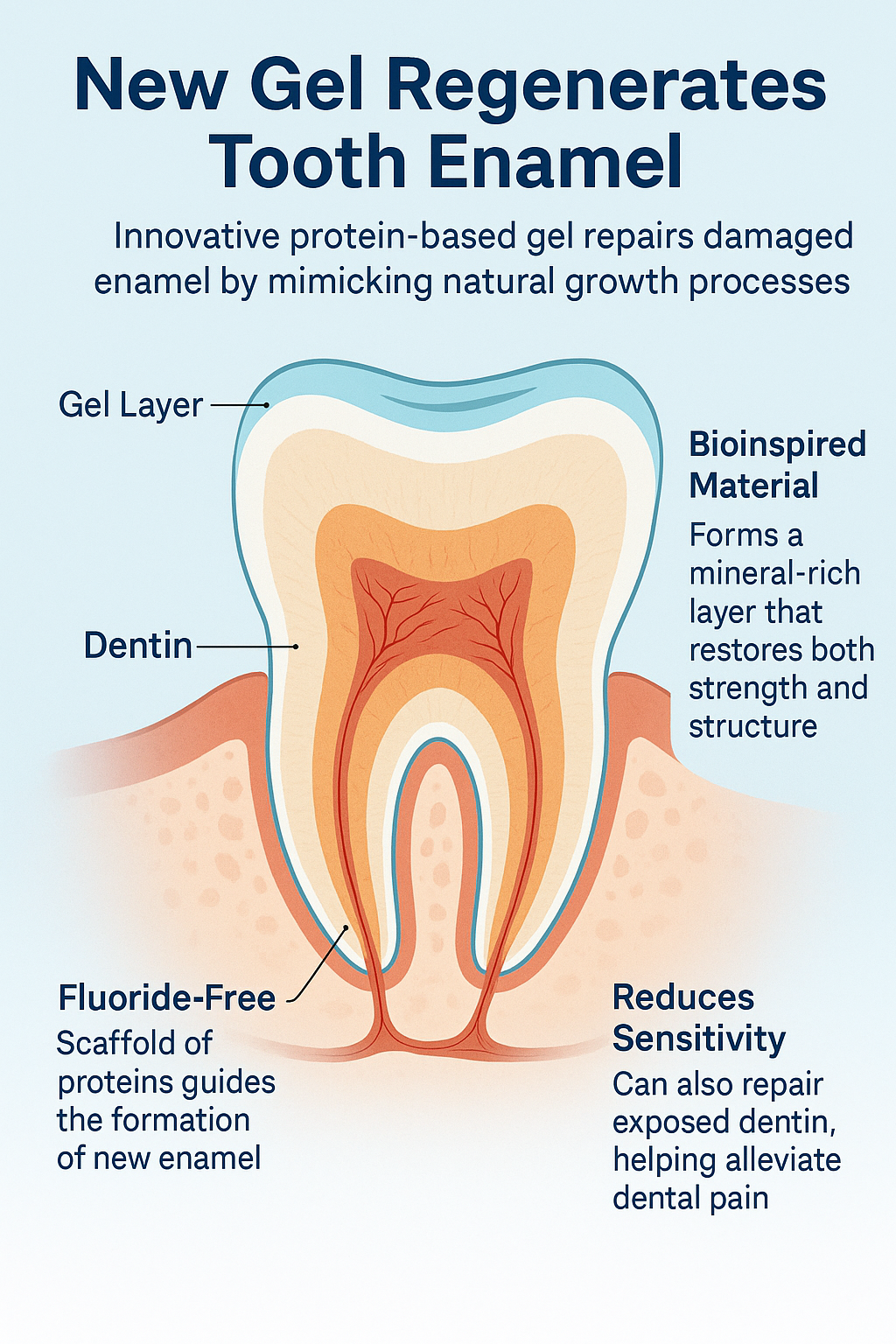 No momento, você está visualizando Novo gel regenera o esmalte dentário e promete revolucionar a odontologia moderna